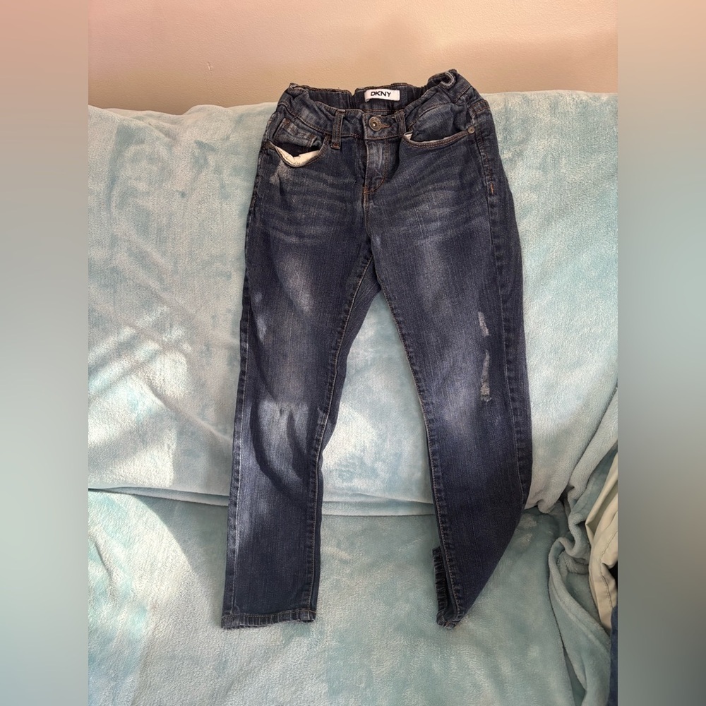 DKNY Little Girls Blue Jeans